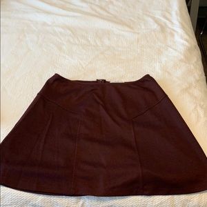 Burgundy/ Maroon skirt
